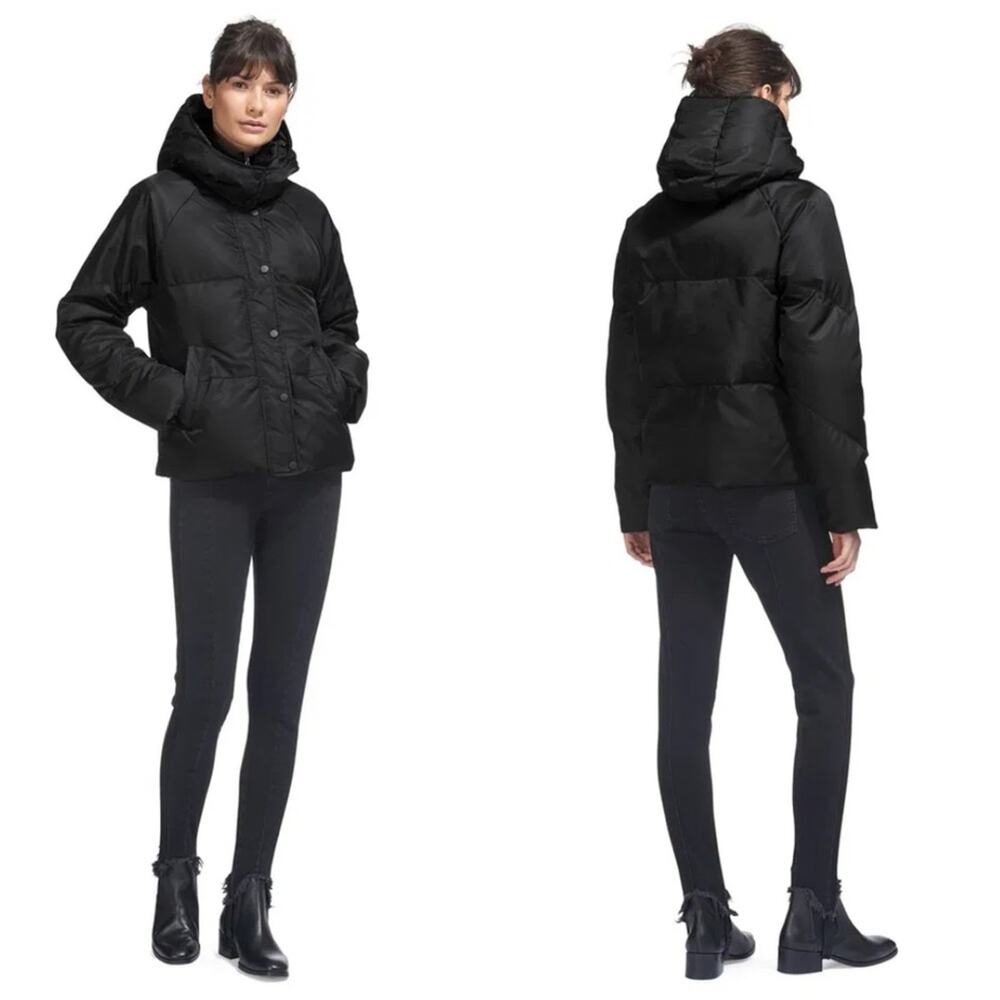 Whistles Iva Black Puffer Jacket